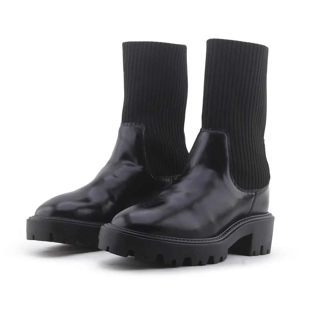 Lefties Stretchable Ankle Boot | 100% Authentic Leather