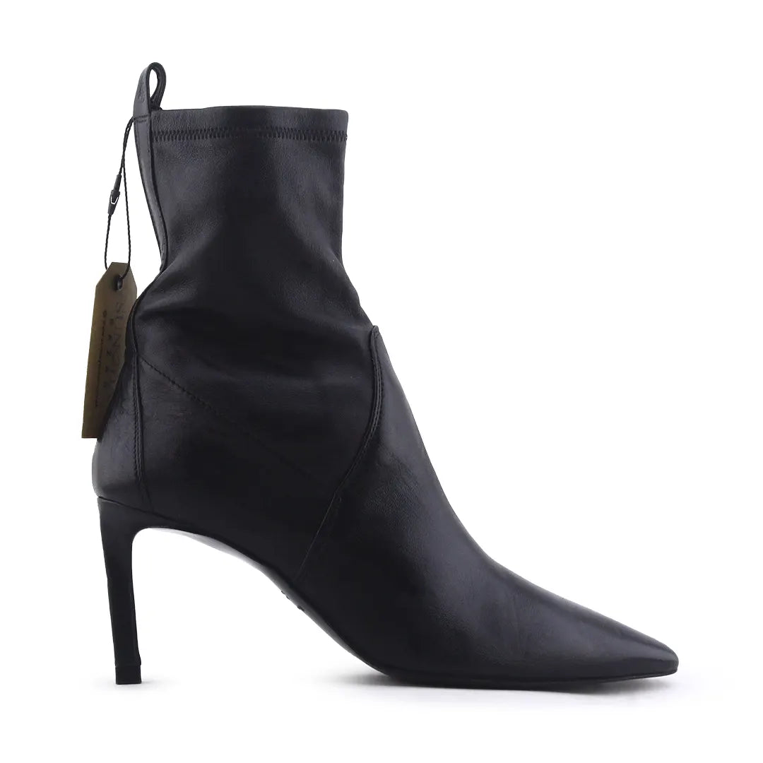 Massimo Dutti Zipper Ankle Boot | 100% Authentic Leather