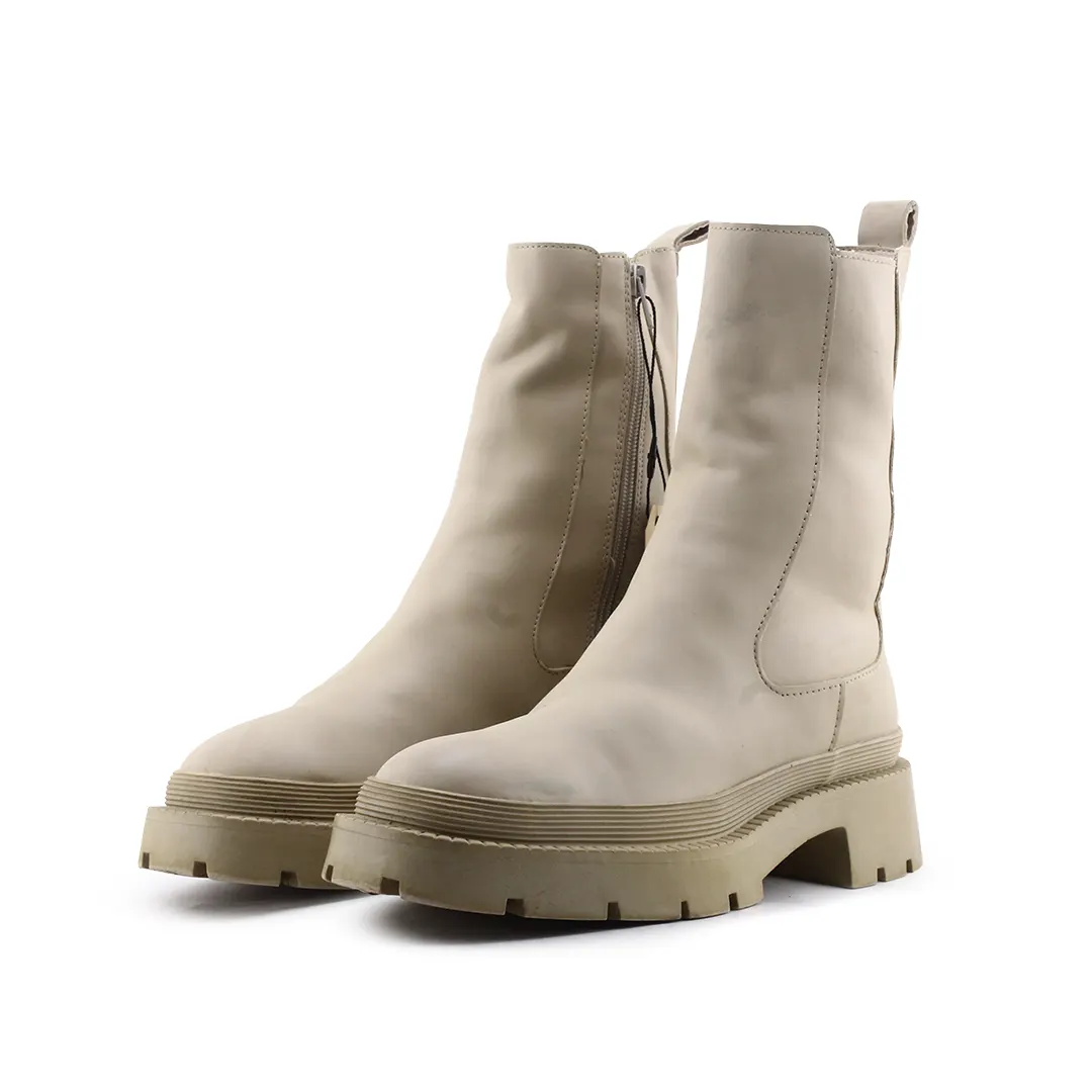 Zara Zipper Ankle Boot | 100% Authentic Leather