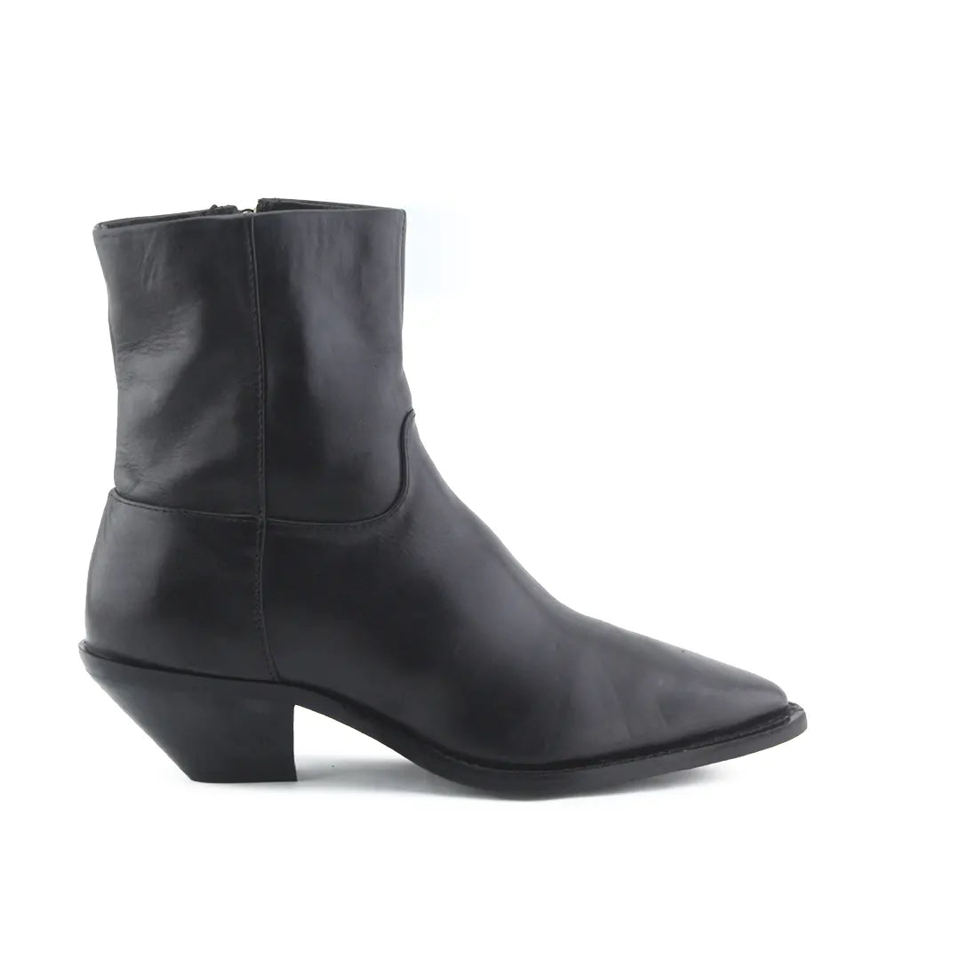 Zara Zipper Ankle Boot | 100% Authentic Leather