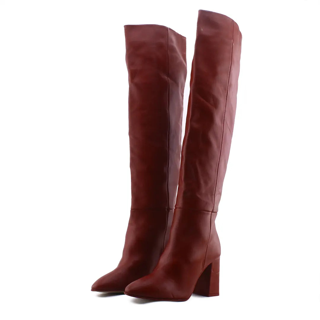Zara Over The Knee Boot | 100% Authentic Leather