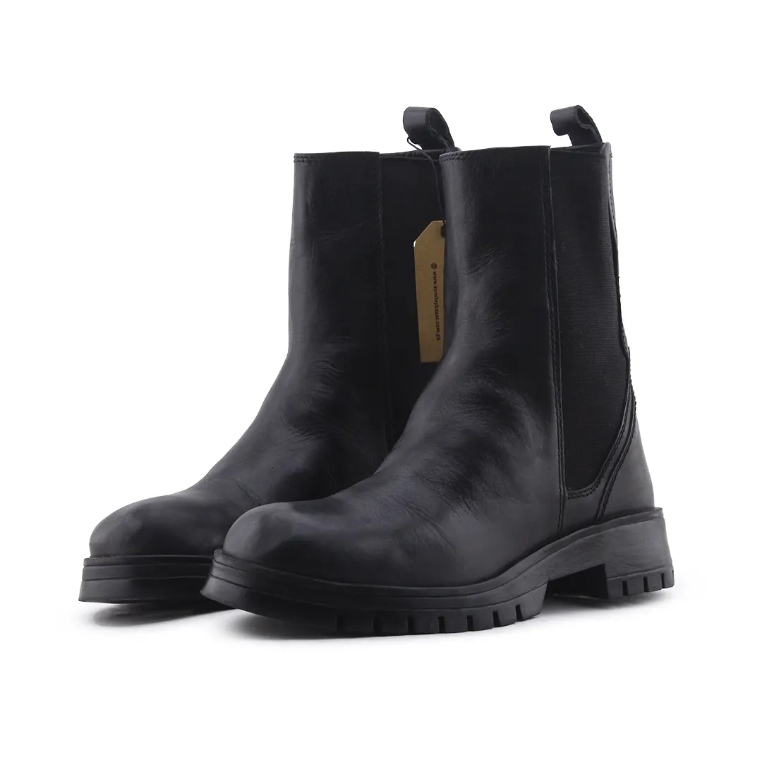 Zara Stretchable Ankle Boot | 100% Authentic Leather