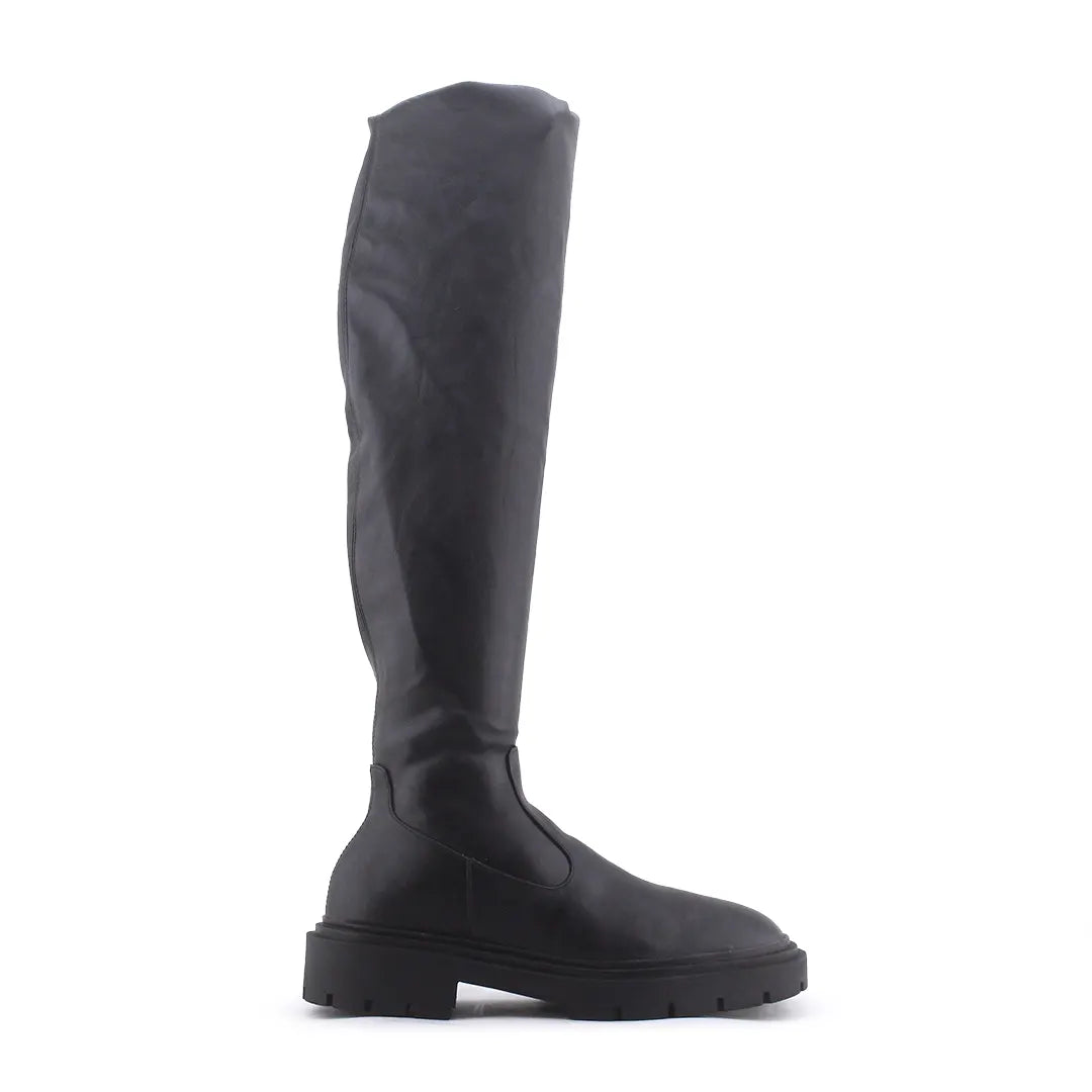 Zara Zipper Over The Knee Boots | 100% Authentic Leather