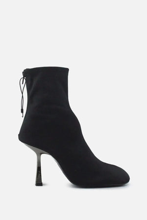 Zara Zipper Stilettos Ankle Boots | Textile - sundaybazar