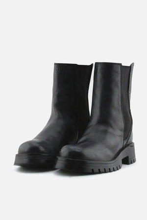 Zara Stretchable Ankle Boots | 100% Authentic Leather - sundaybazar