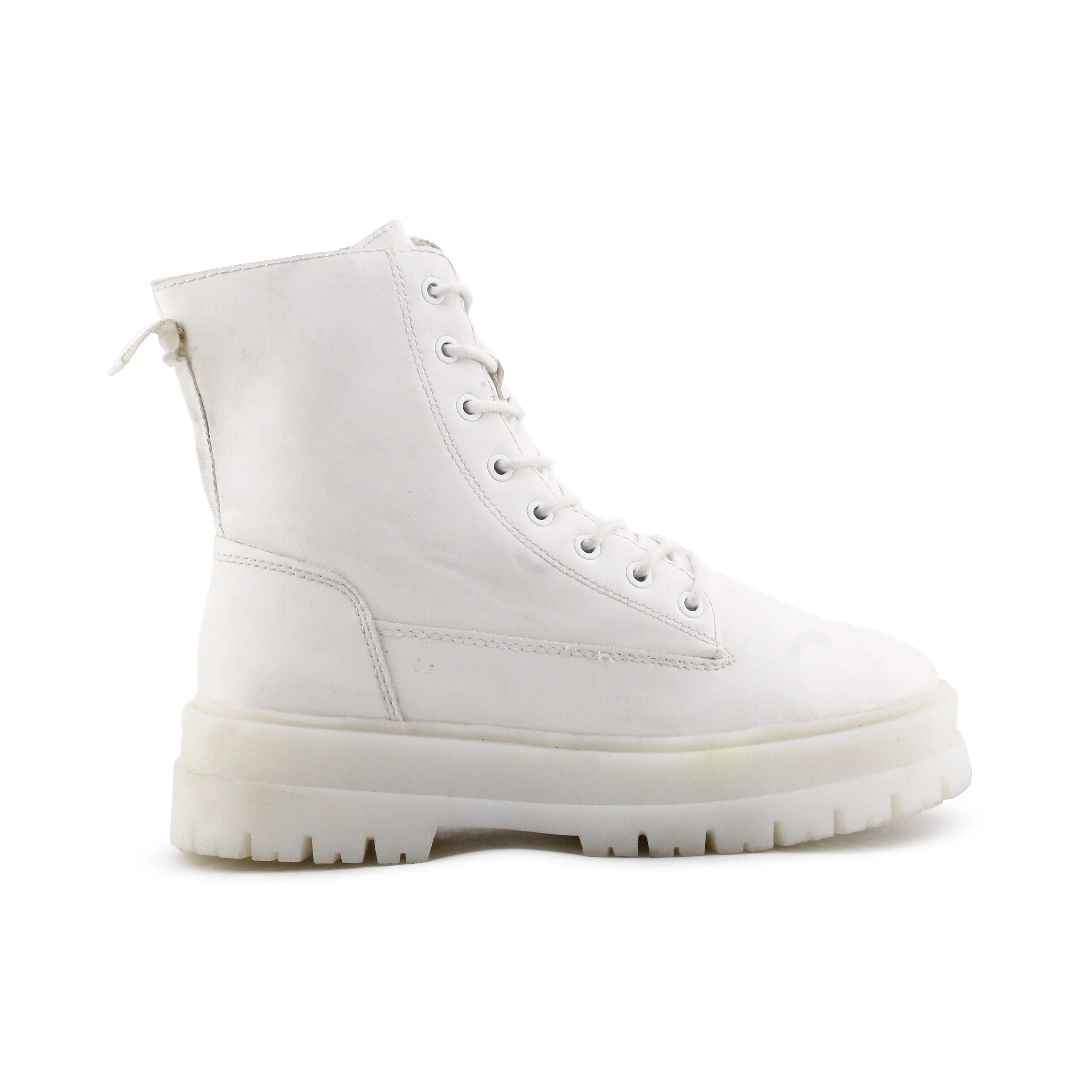 Stradivarius Zipper Lace Up Ankle Boot | 100% Authentic Leather