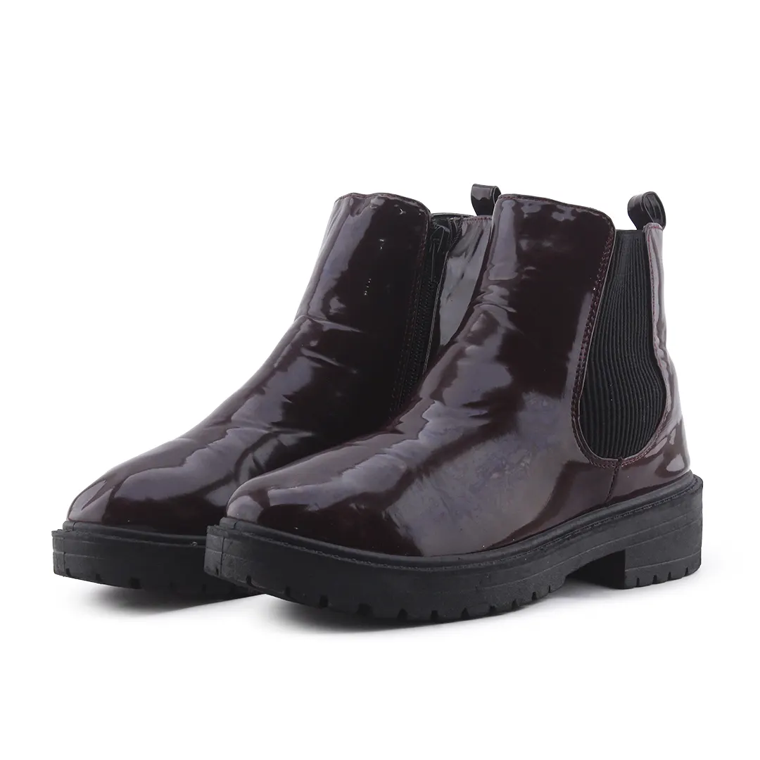 New Look Zipper Stretchable Ankle Boot