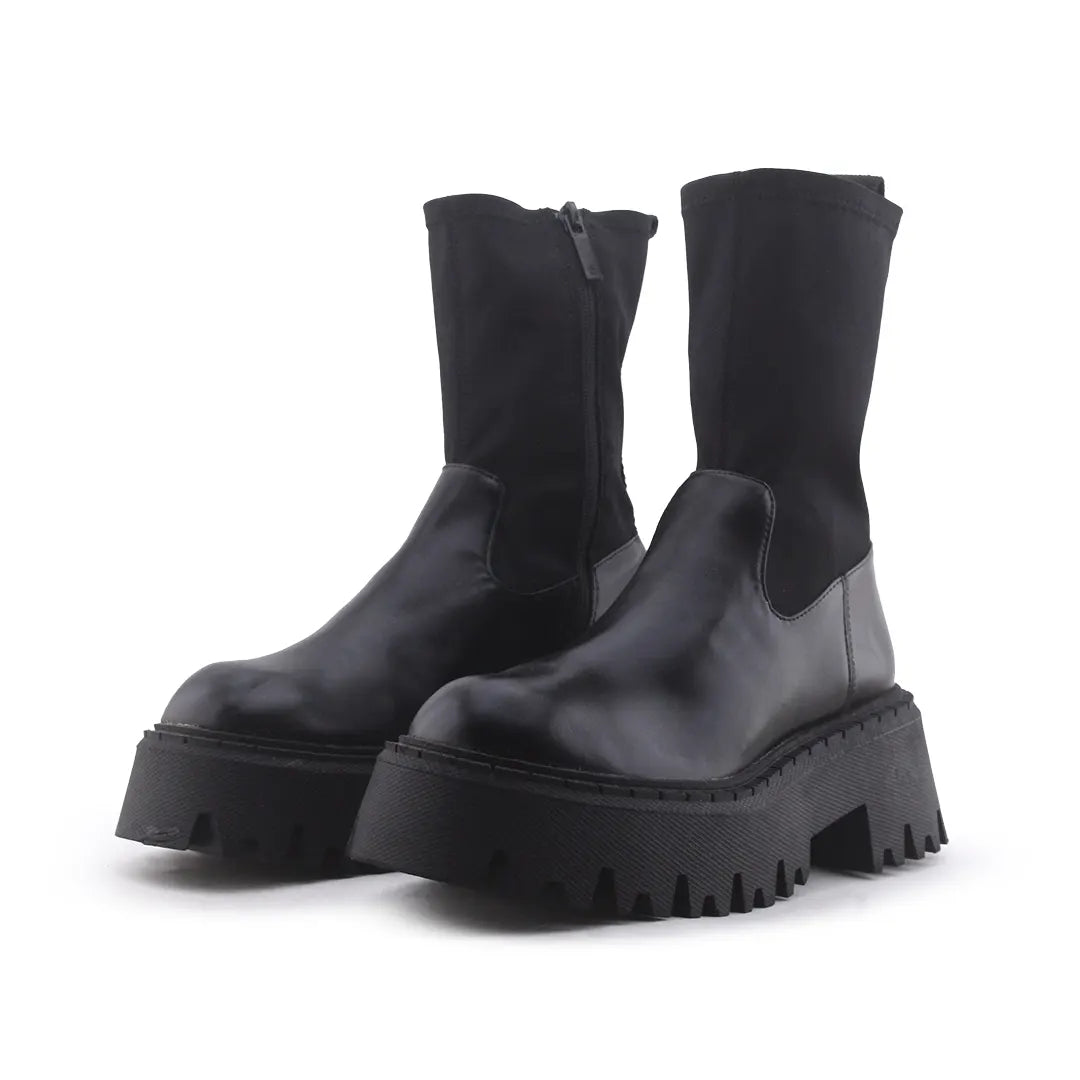 Zara Stretchable Ankle Boot | 100% Authentic Leather