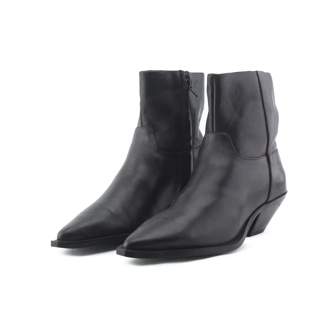 Zara Zipper Ankle Boot | 100% Authentic Leather