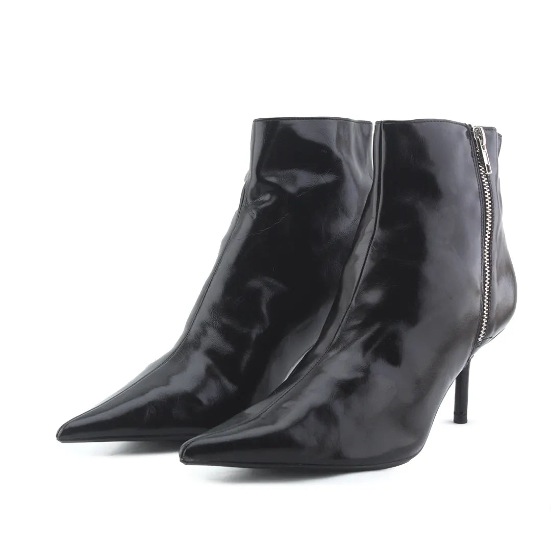 Zara Zipper Ankle Boot | 100% Authentic Leather