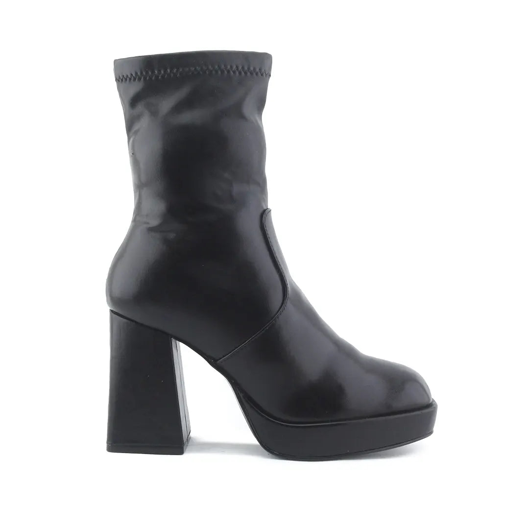 Pull & Bear Zipper Ankle Boot | 100% Authentic Leather