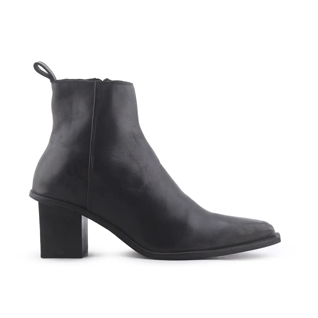 Zara Zipper Ankle Boot | 100% Authentic Leather