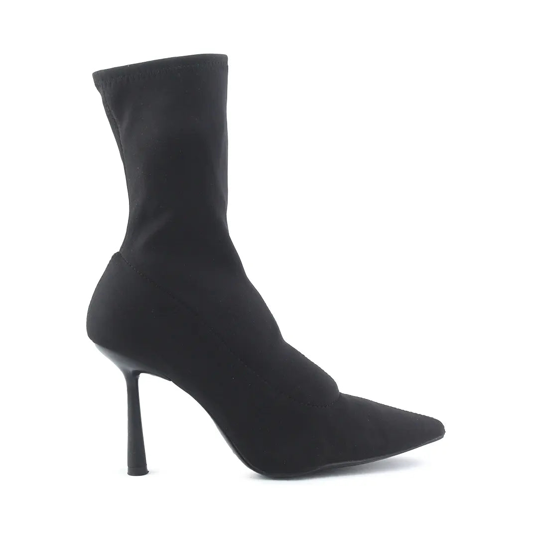 Zara Zipper Textile Ankle Boot