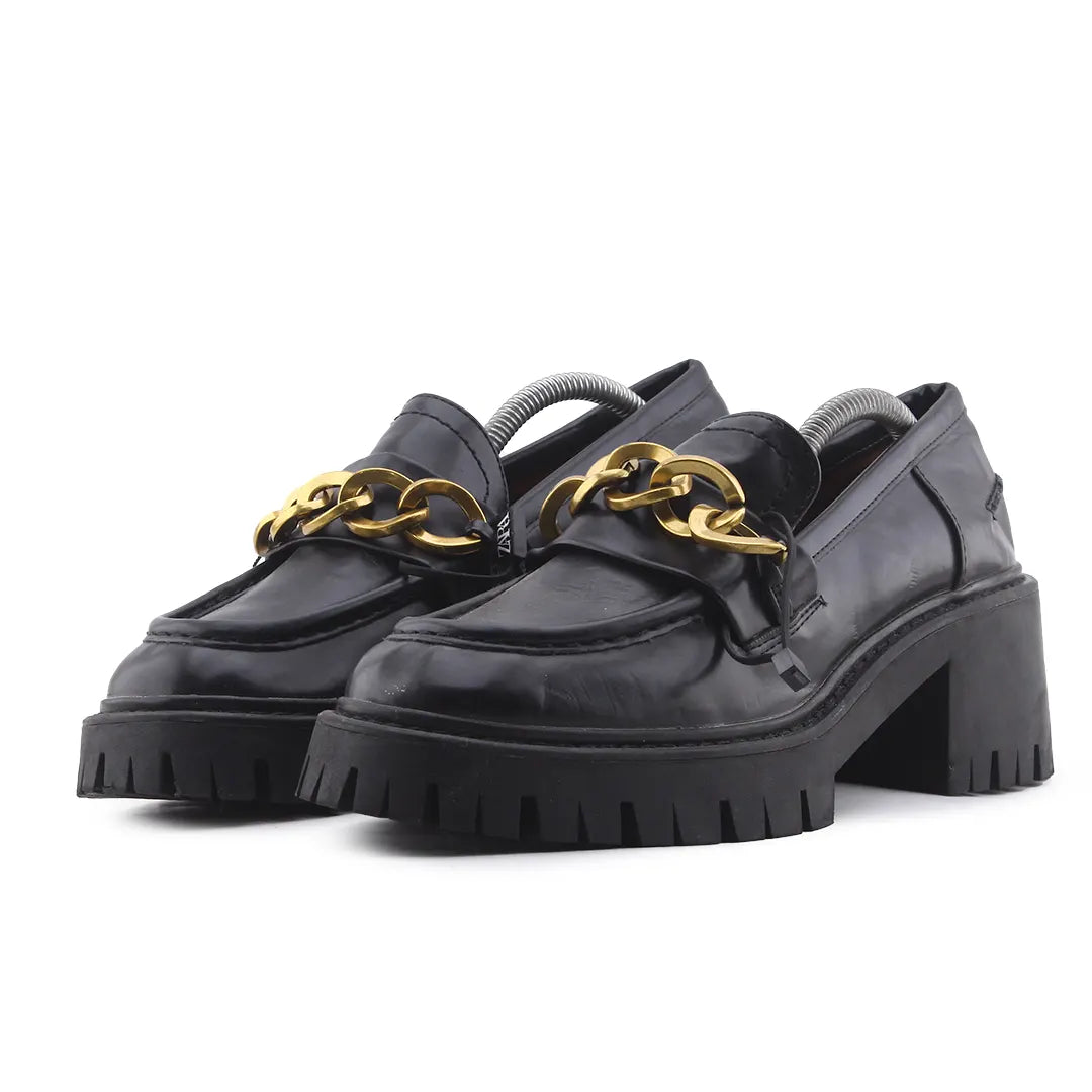Zara Penny Strap Loafers