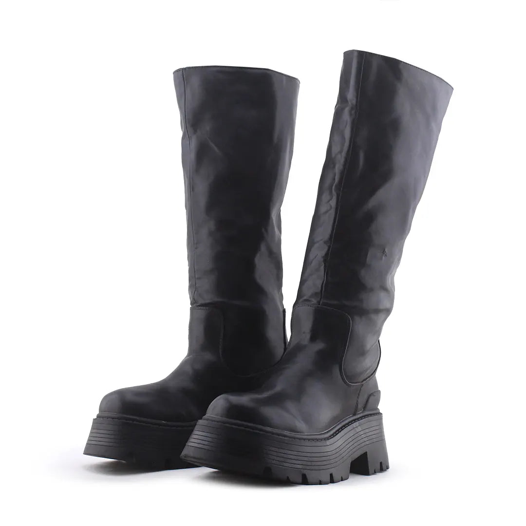 Pull & Bear Knee High Boot | 100% Authentic Leather