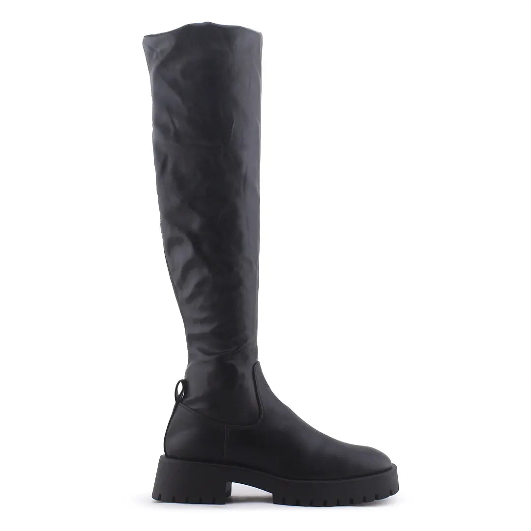 Zara Zipper Knee High Boot | 100% Authentic Leather