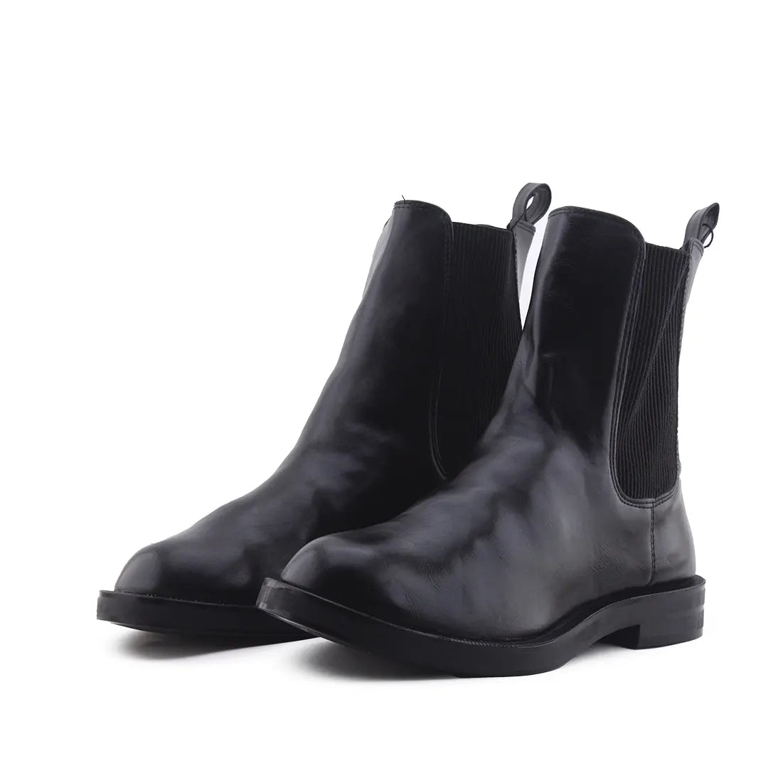 Pull & Bear Stretchable Ankle Boot | 100% Authentic Leather