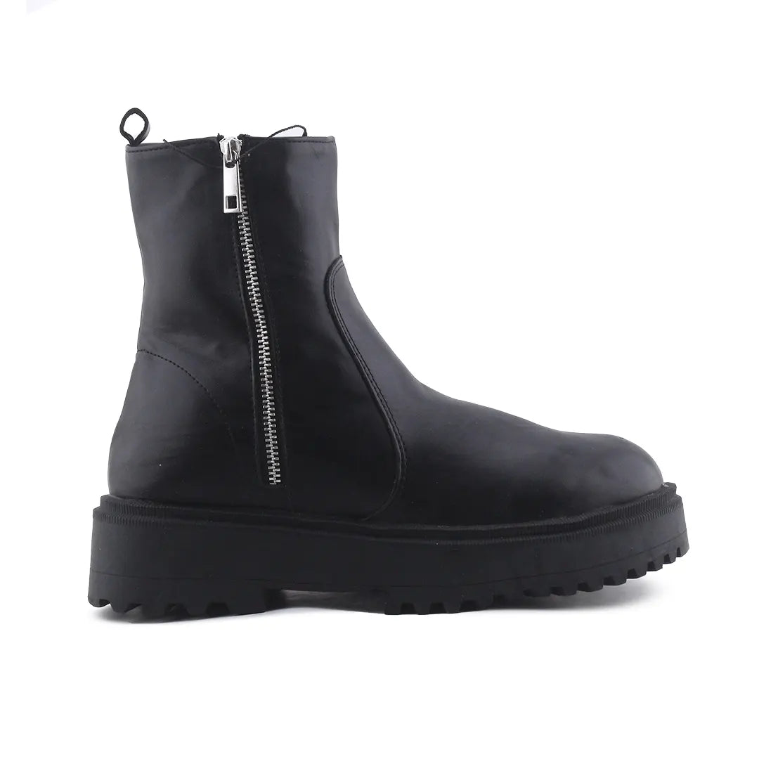 Zara Zipper Ankle Boot | 100% Authentic Leather