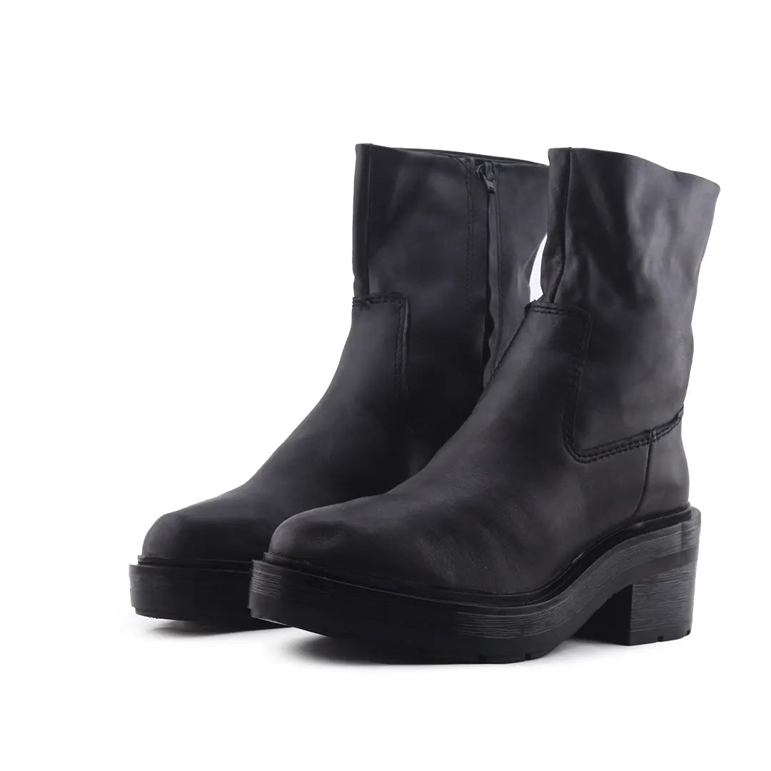 Zara Zipper Ankle Boot | 100% Authentic Leather