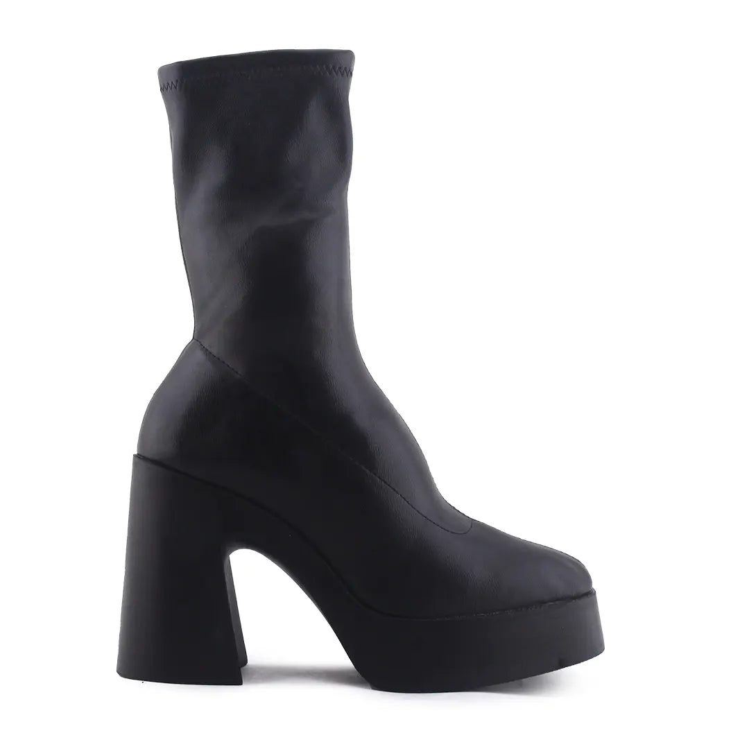 Stradivarius Zipper Ankle Boot | 100% Authentic Leather