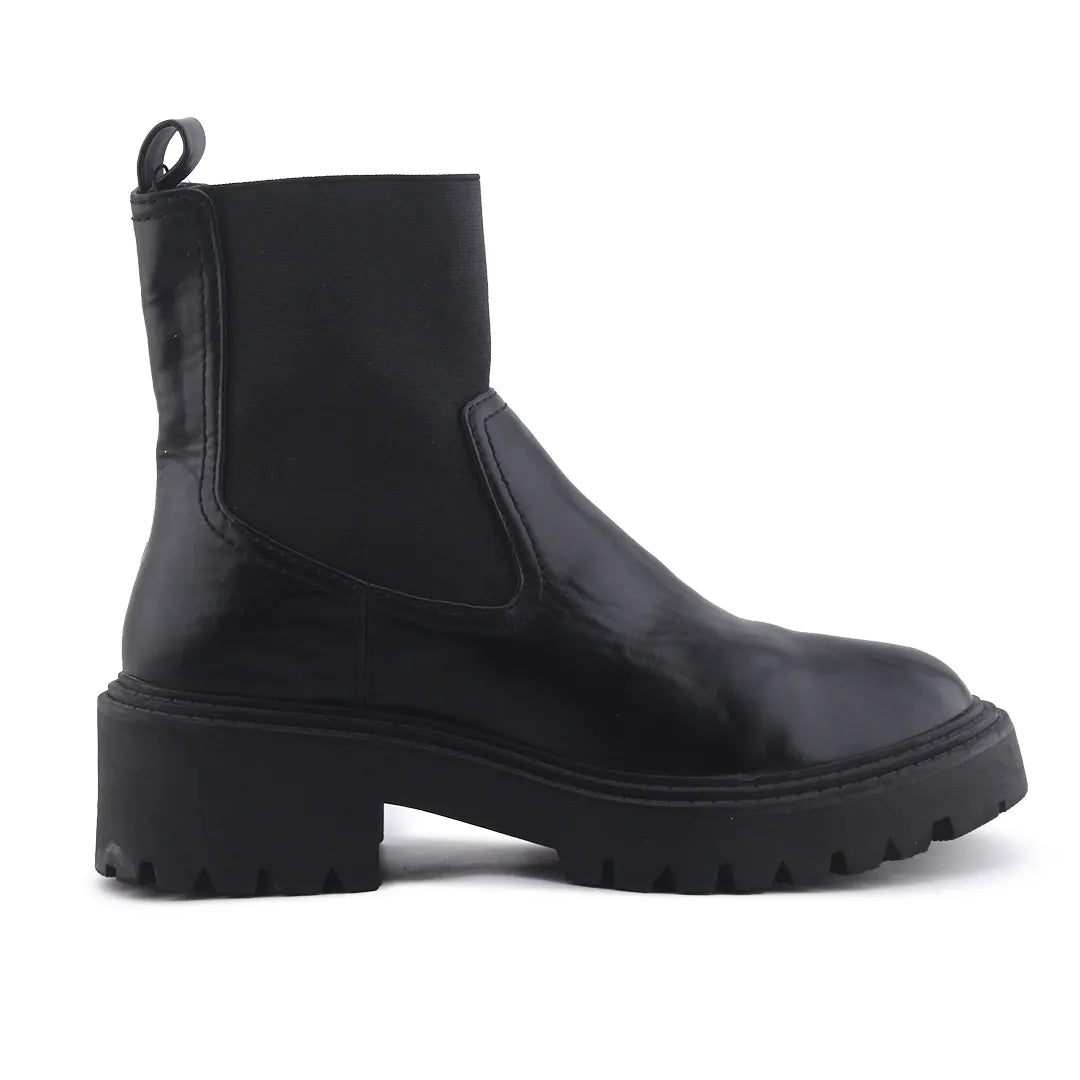 Stradivarius Stretchable Ankle Boot | 100% Authentic Leather