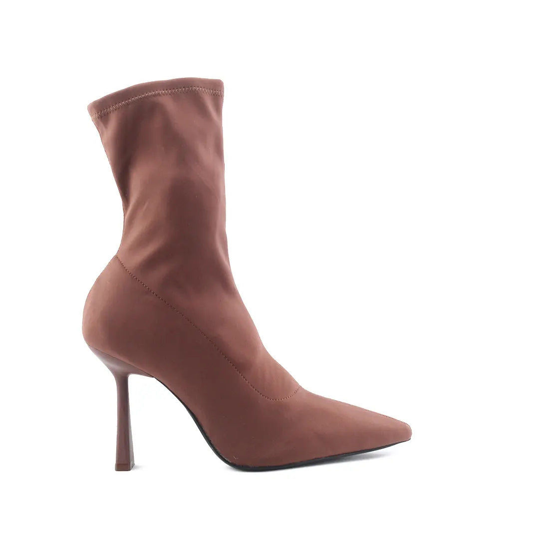 Zara Zipper Textile Ankle Boot