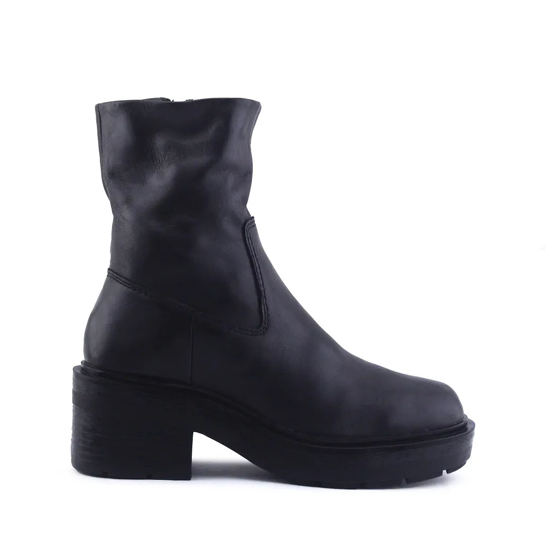 Zara Zipper Ankle Boot | 100% Authentic Leather