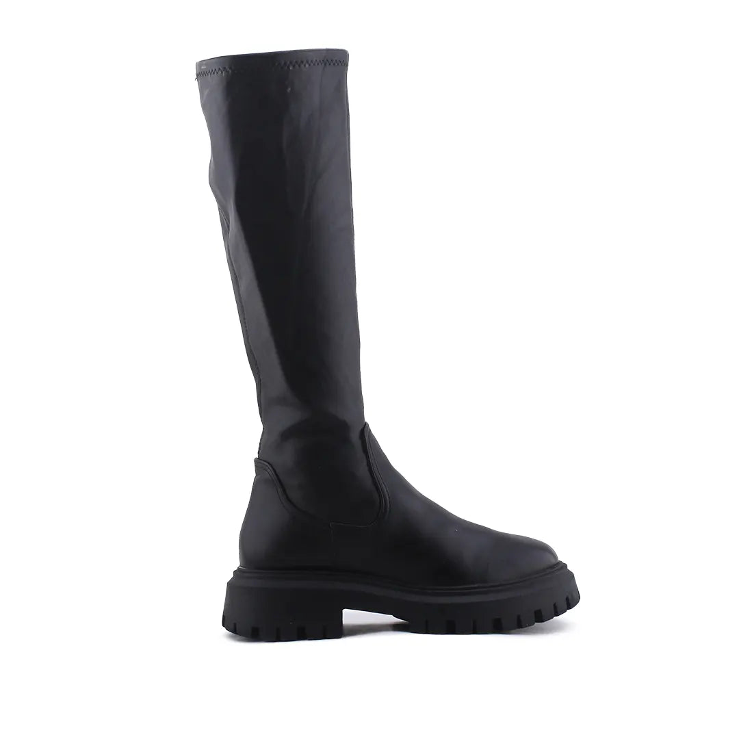 Stradivarius Zipper Knee High Boot | 100% Authentic Leather