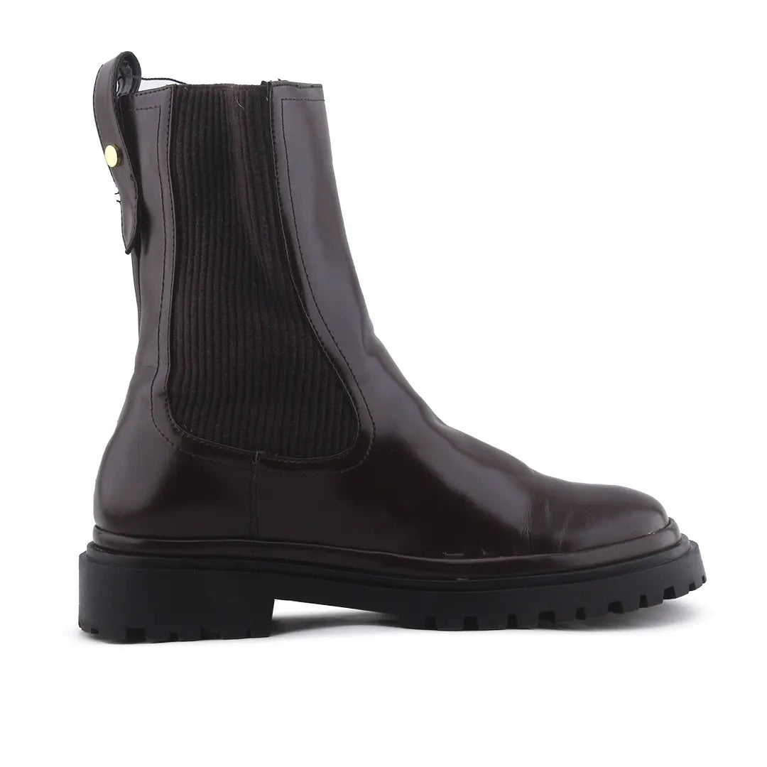 Zara Stretchable Ankle Boot | 100% Authentic Leather