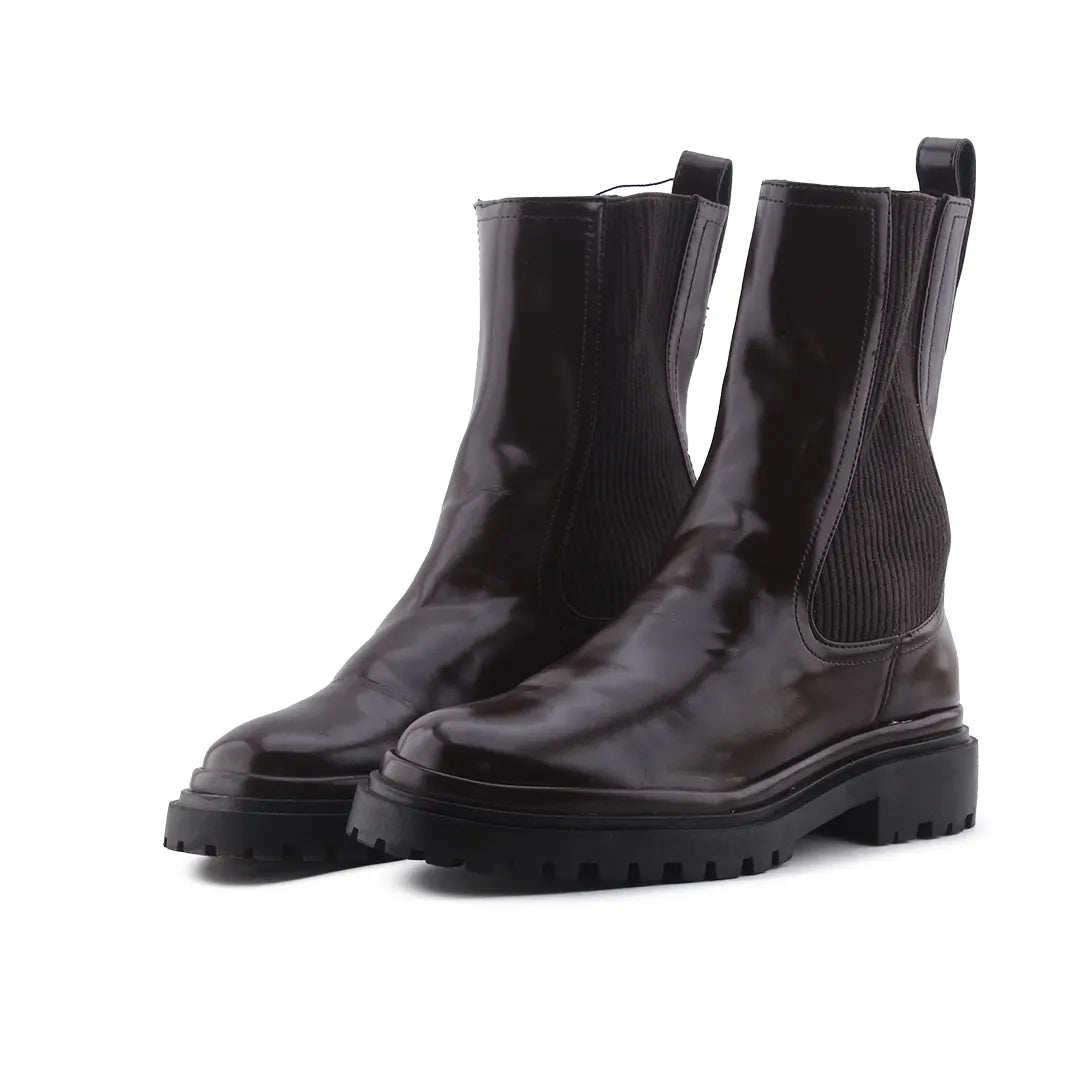 Zara Stretchable Ankle Boot | 100% Authentic Leather