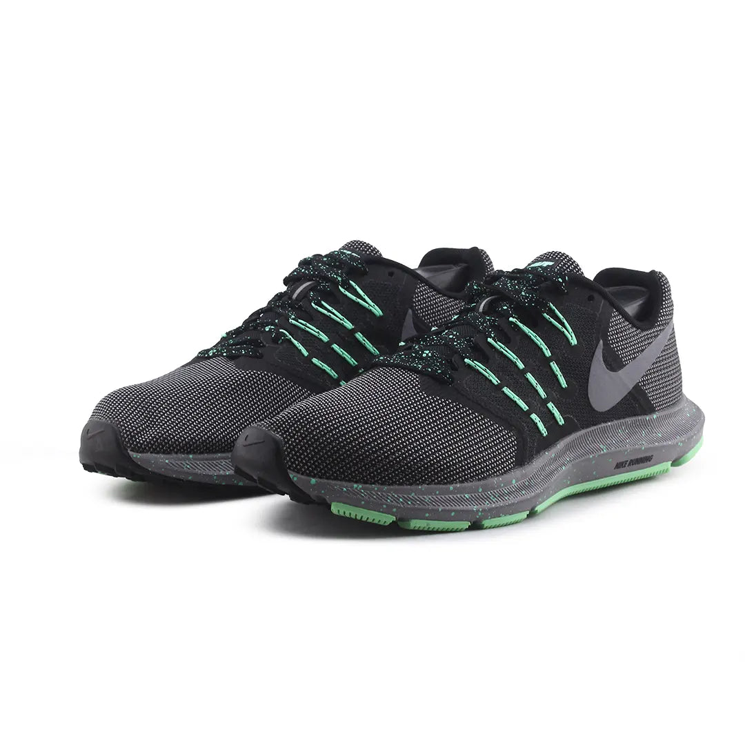 Nike Womens AR1904-001 Black Run Swift Mesh Lace Up Running Shoes