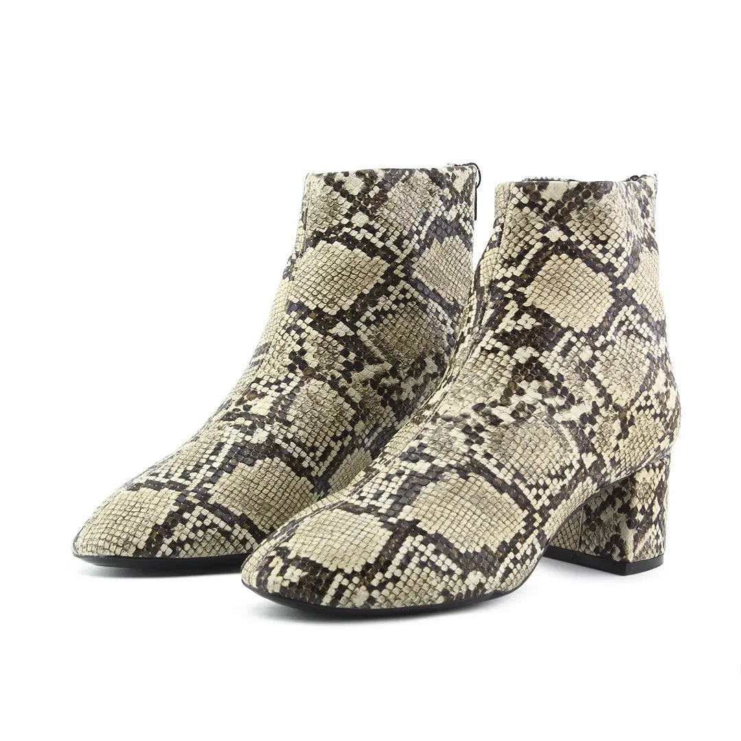 Mango Zipper Ankle Boot | 100% Authentic Leather