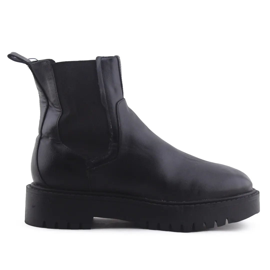 Pull & Bear Stretchable Ankle Boot | 100% Authentic Leather