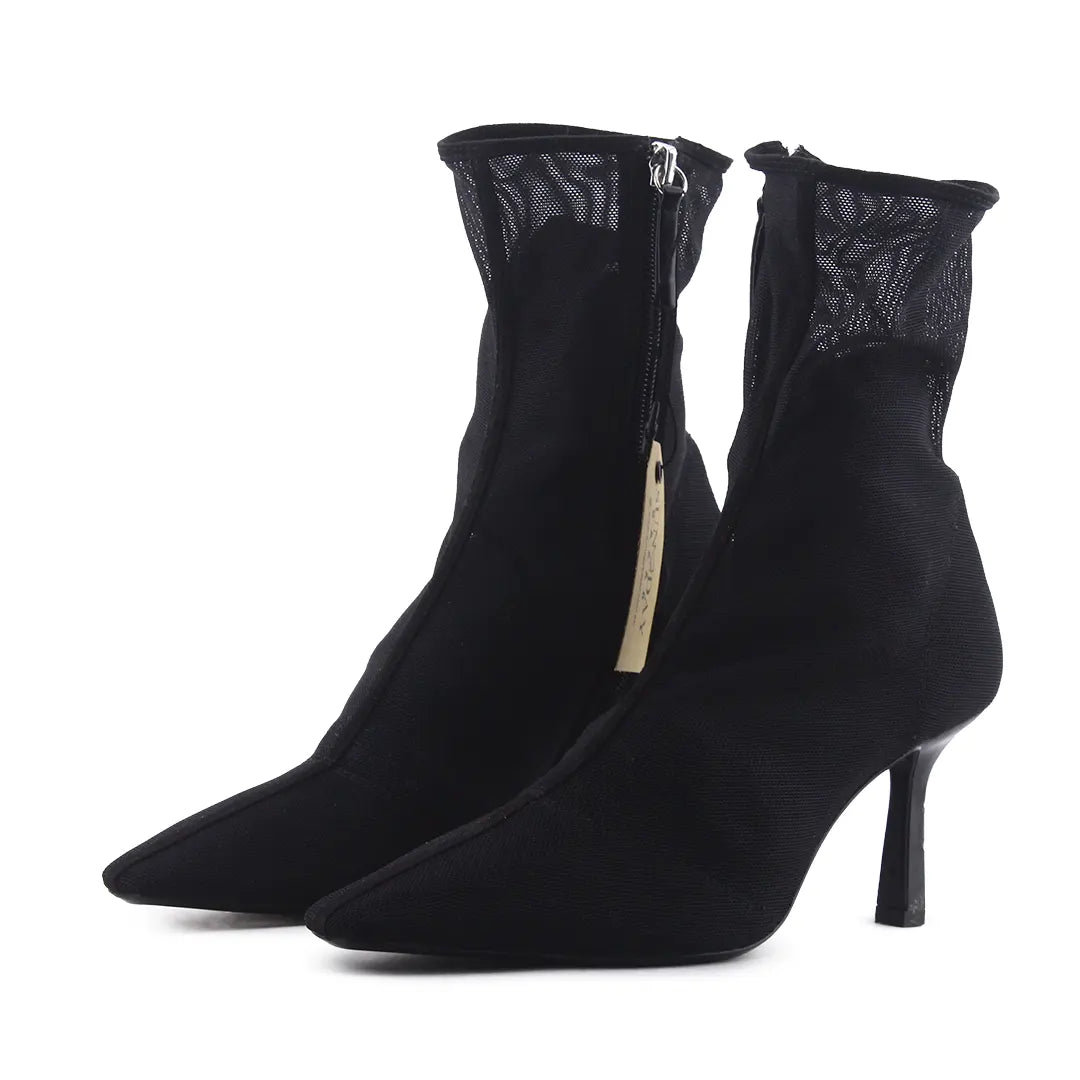 Zara Zipper Ankle Boot