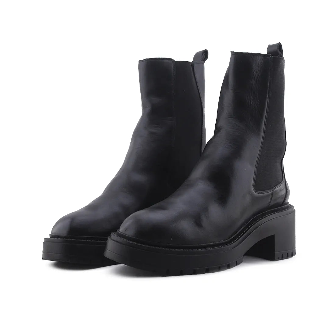 Zara Stretchable Ankle Boot | 100% Authentic Leather