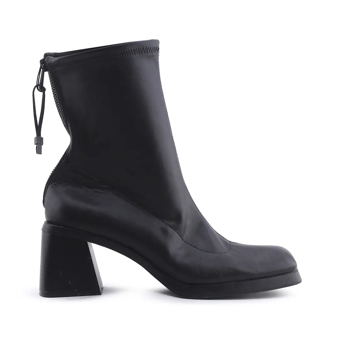 Zara Zipper Ankle Boot | 100% Authentic Leather