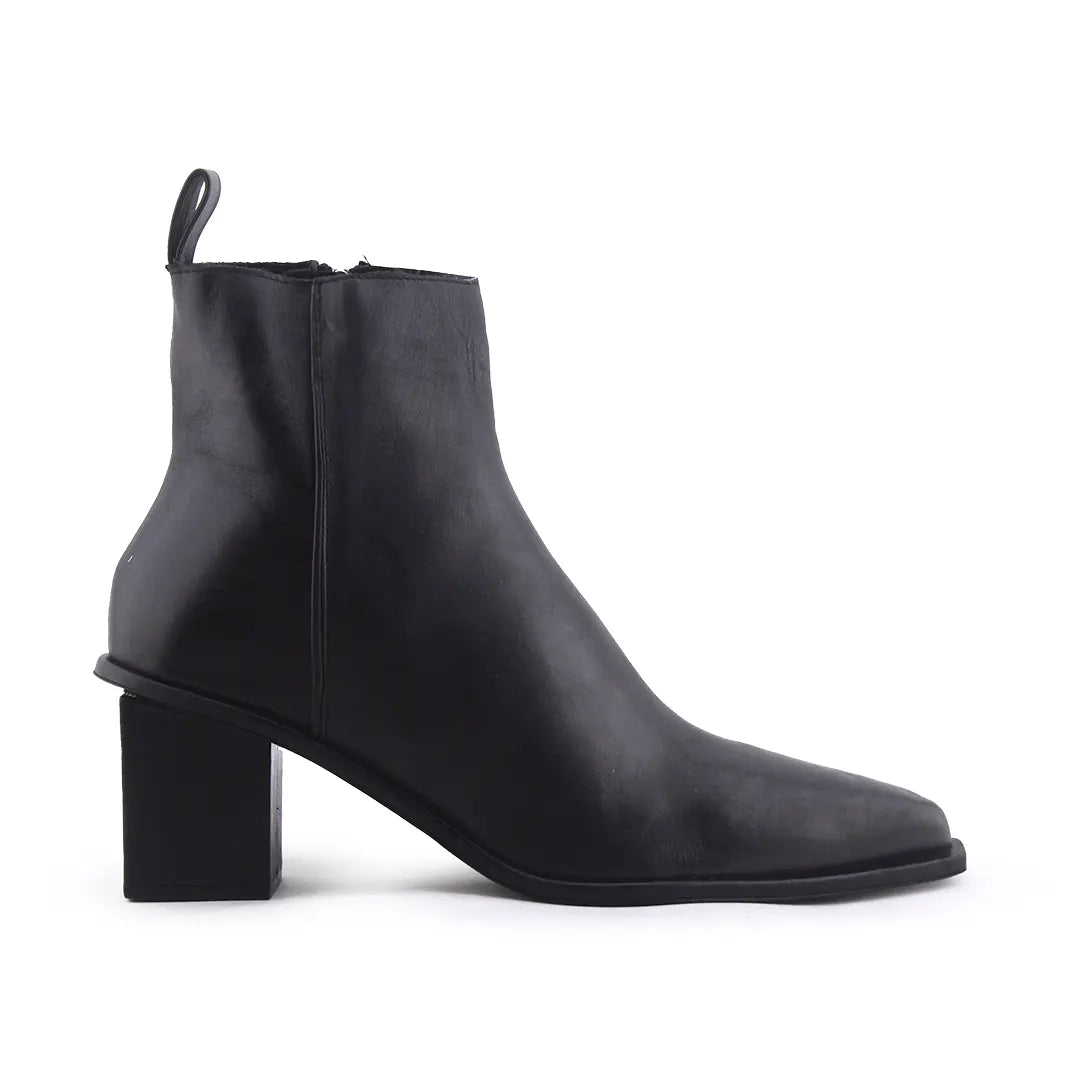 Zara Zipper Ankle Boot | 100% Authentic Leather
