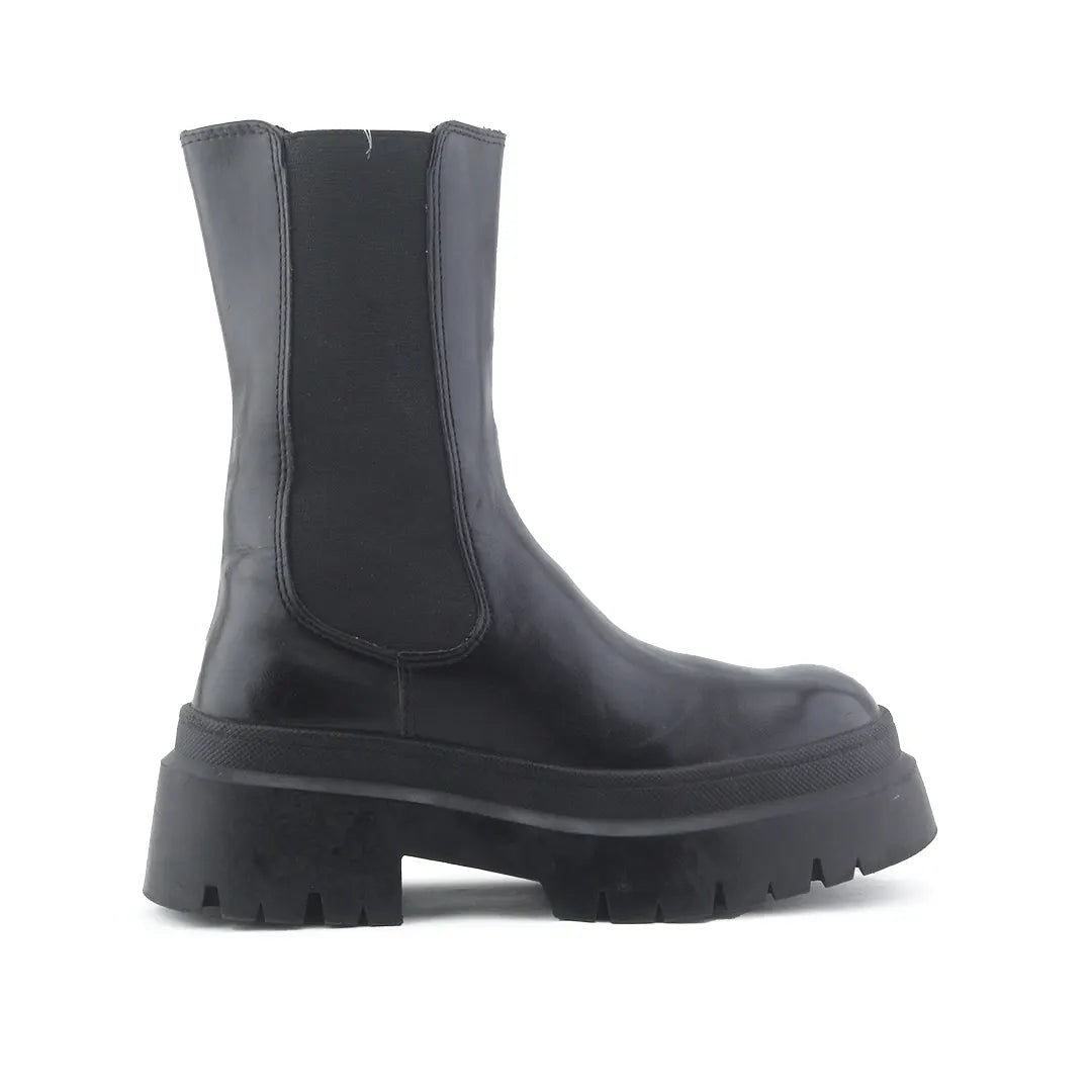 Pull & Bear Stretchable Ankle Boot | 100% Authentic Leather