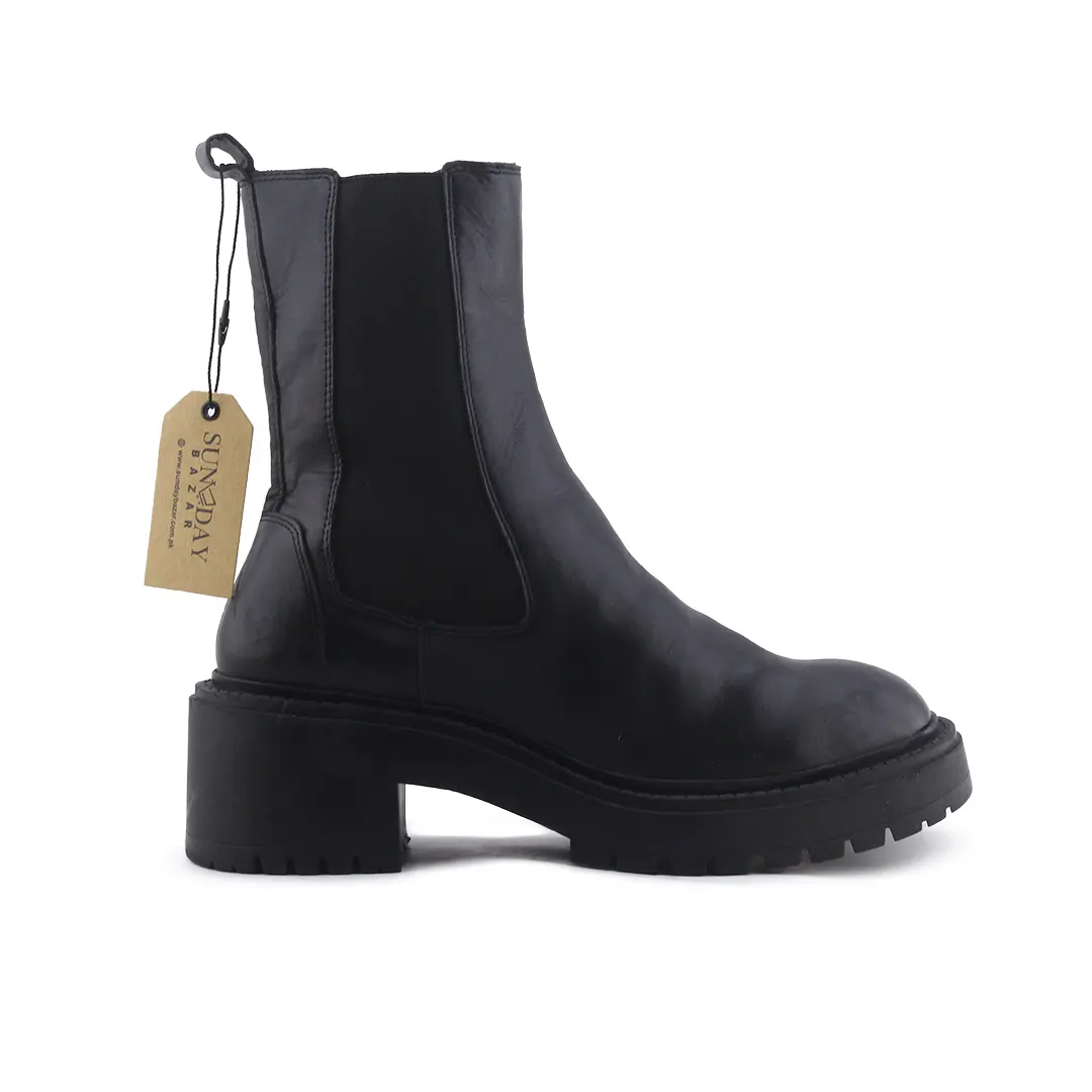 Zara Stretchable Ankle Boot | 100% Authentic Leather