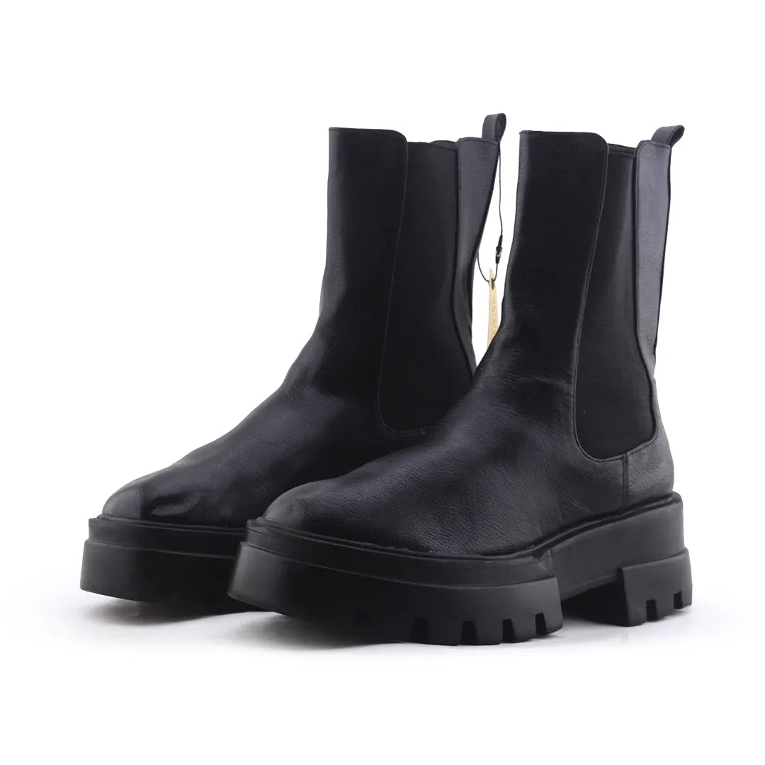 Pull & Bear Stretchable Ankle Boot | 100% Authentic Leather