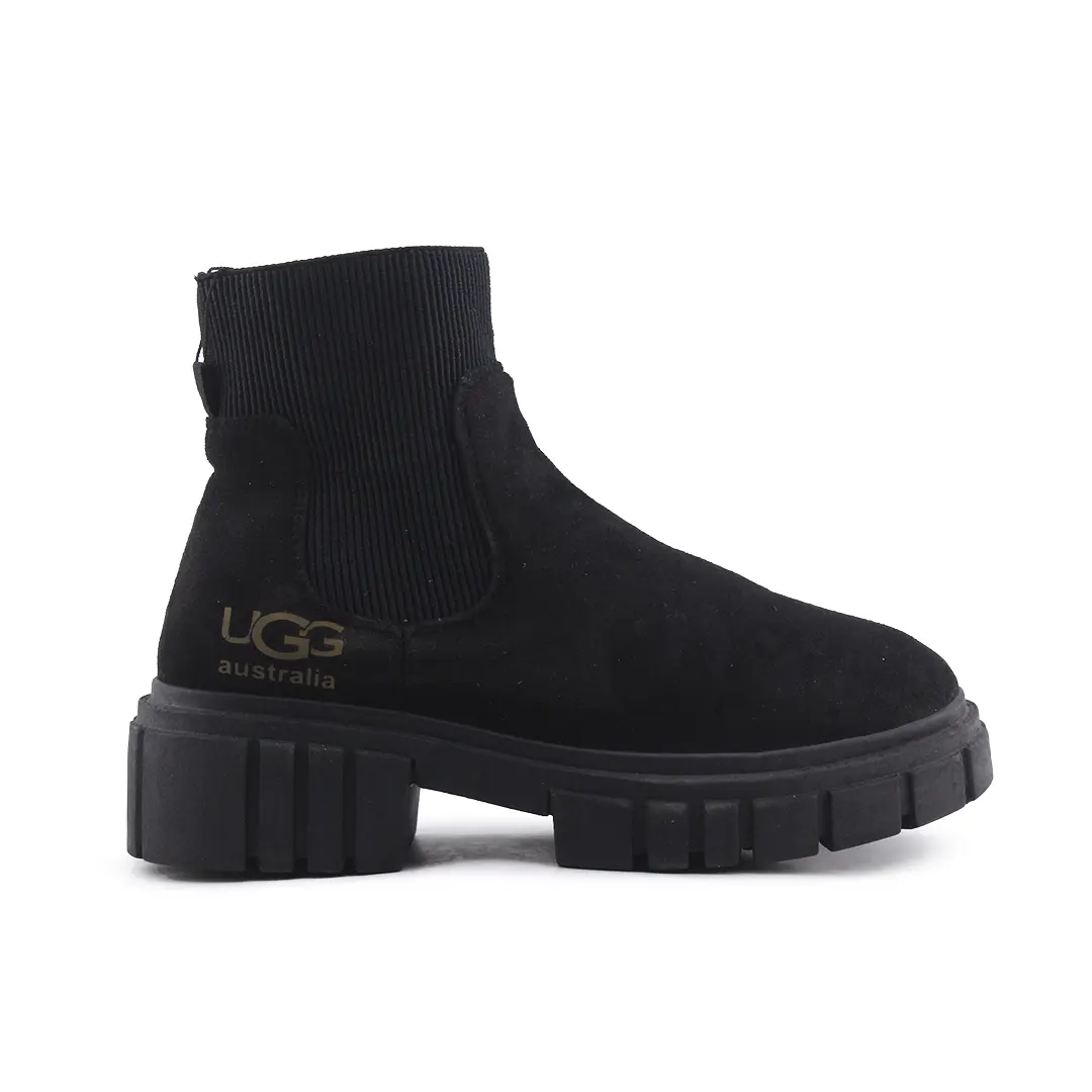 UGG Stretchable Suede Ankle Boot