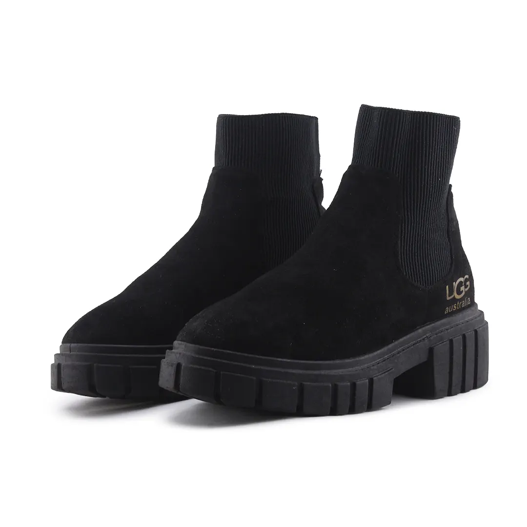 UGG Stretchable Suede Ankle Boot
