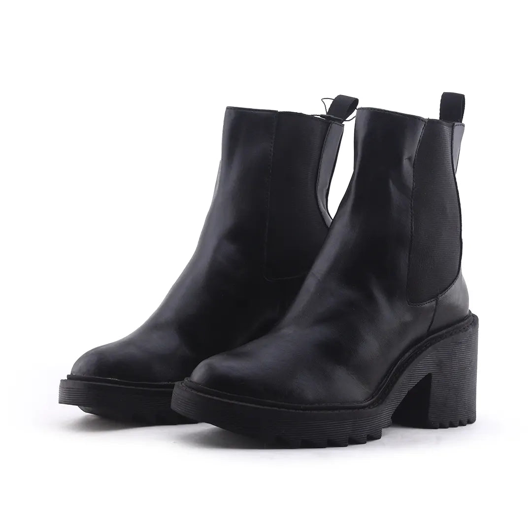 Stradivarius Stretchable Ankle Boot | 100% Authentic Leather