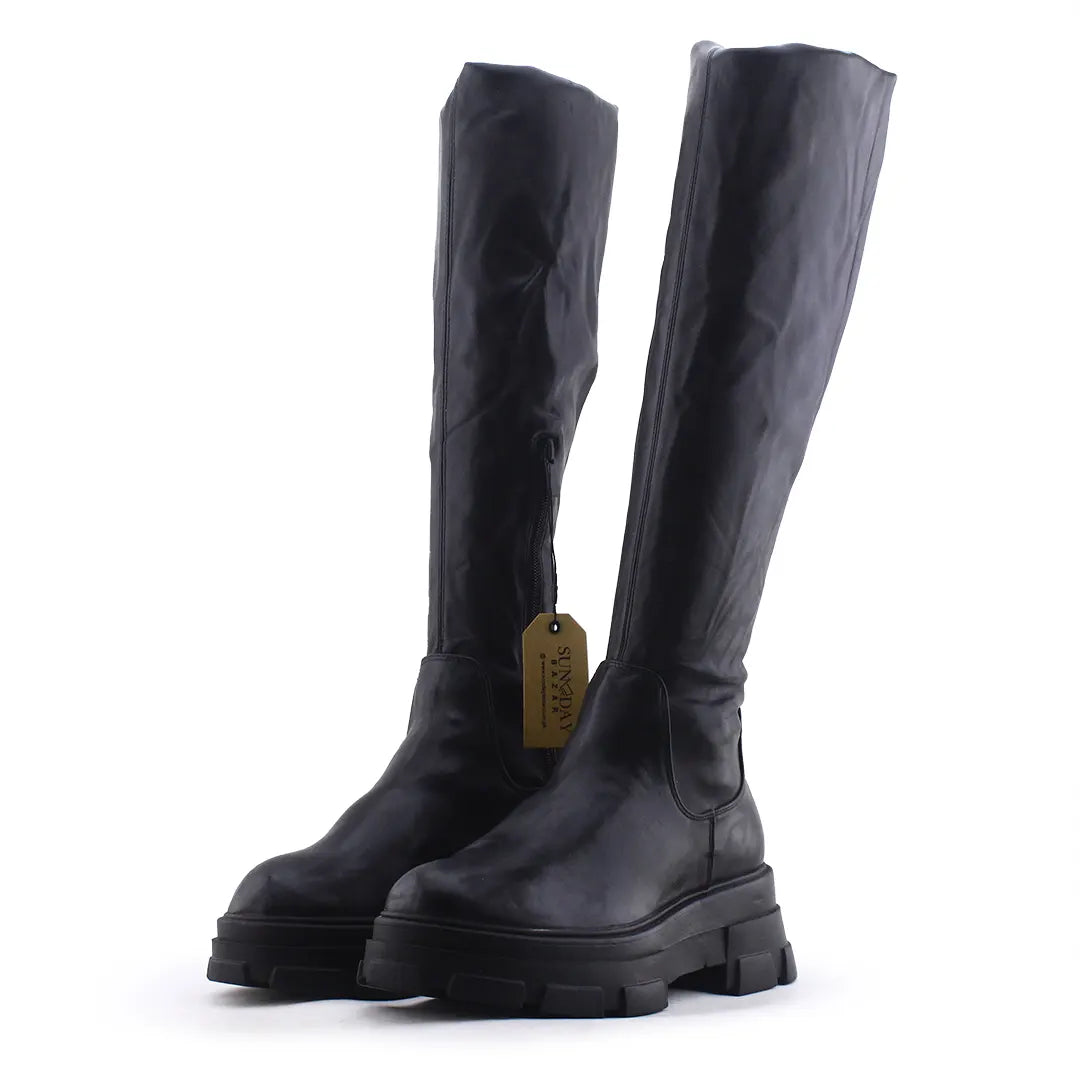 Stradivarius Thigh High Boot | 100% Authentic Leather