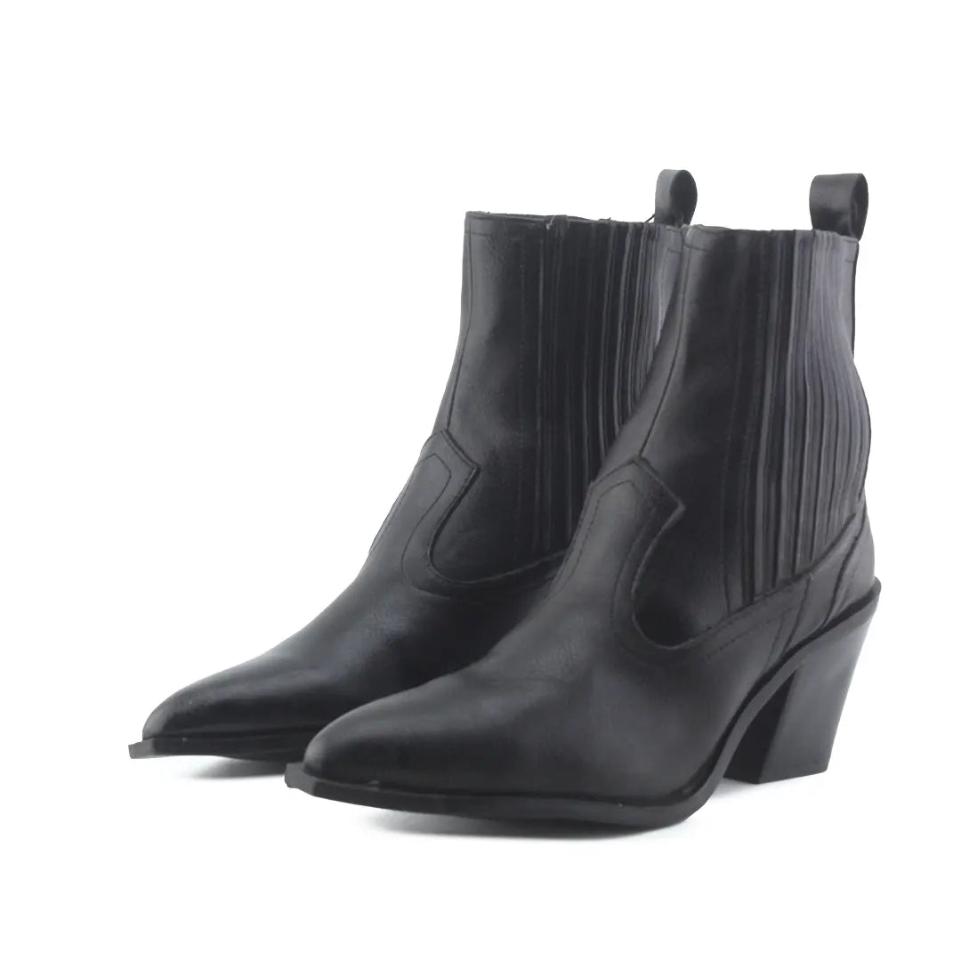 Pull & Bear Stretchable Ankle Boot | 100% Authentic Leather