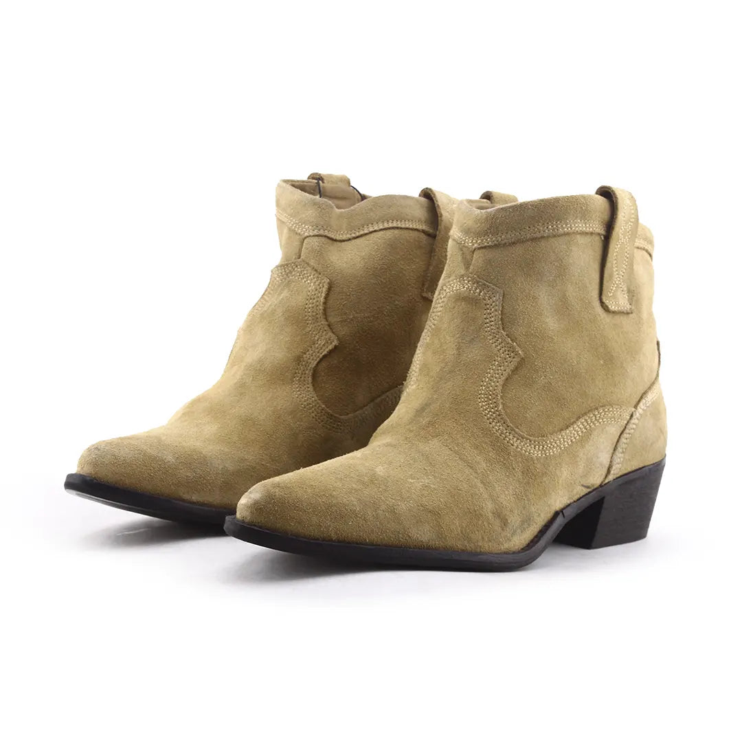 Zara Suede Ankle Boot