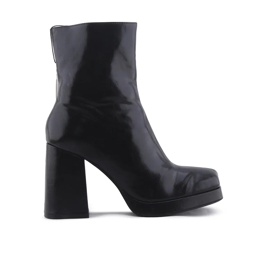 Bershka Zipper Ankle Boot | 100% Authentic Leather