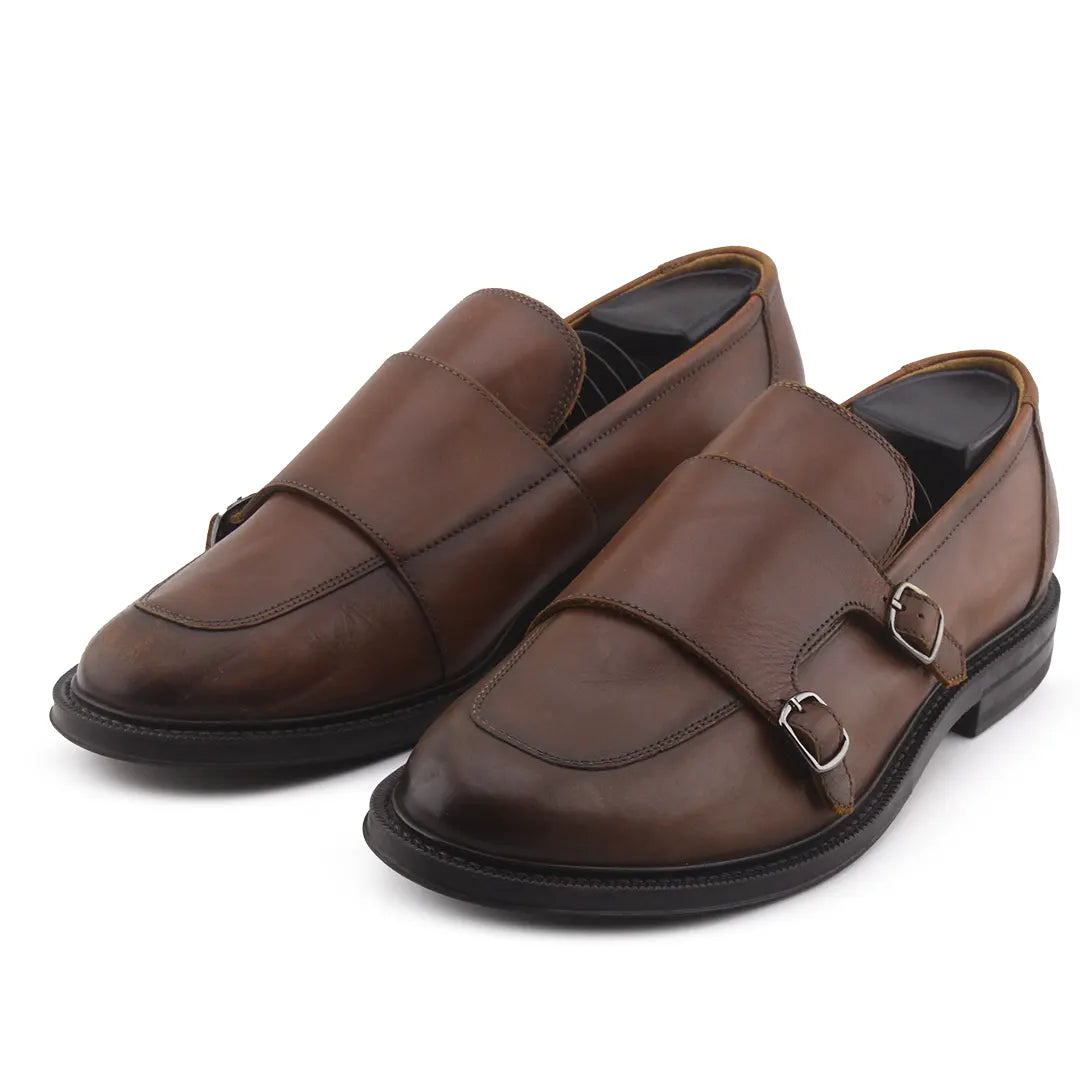 Zara Bostonian M Cordis Style Tan Leather Dress Shoes