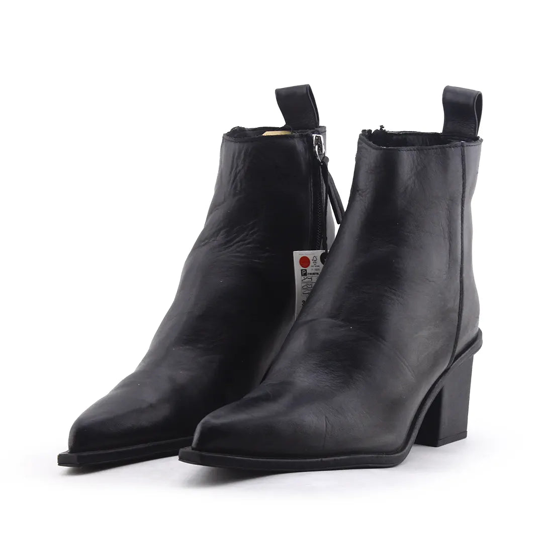 Zara Zipper Ankle Boot | 100% Authentic Leather