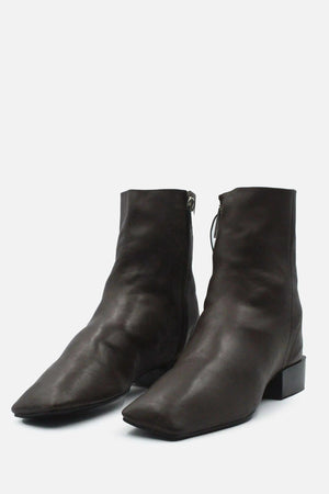 Zara Zipper Block Heels Ankle Boots - sundaybazar
